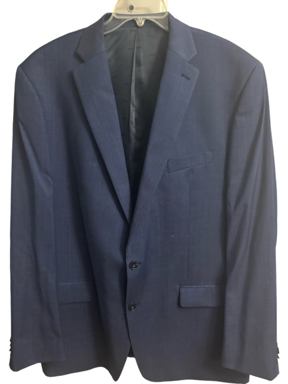 Michael Kors 100% Wool Jacket Size 48 X-Long Blue 2 Button Classic Designer